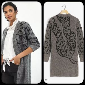 NWT Averie Leopard Cardigan XS